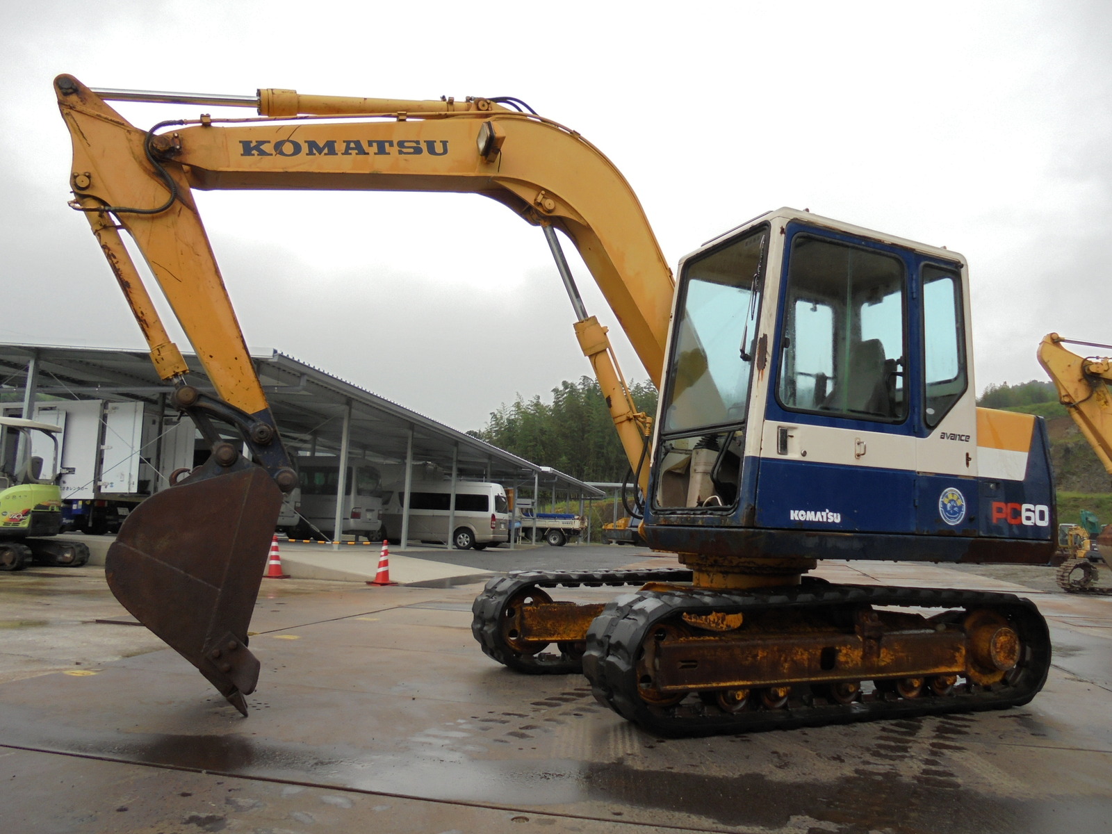 Used Construction Machine Used KOMATSU KOMATSU Excavator 0.2-0.3m3 PC60-6