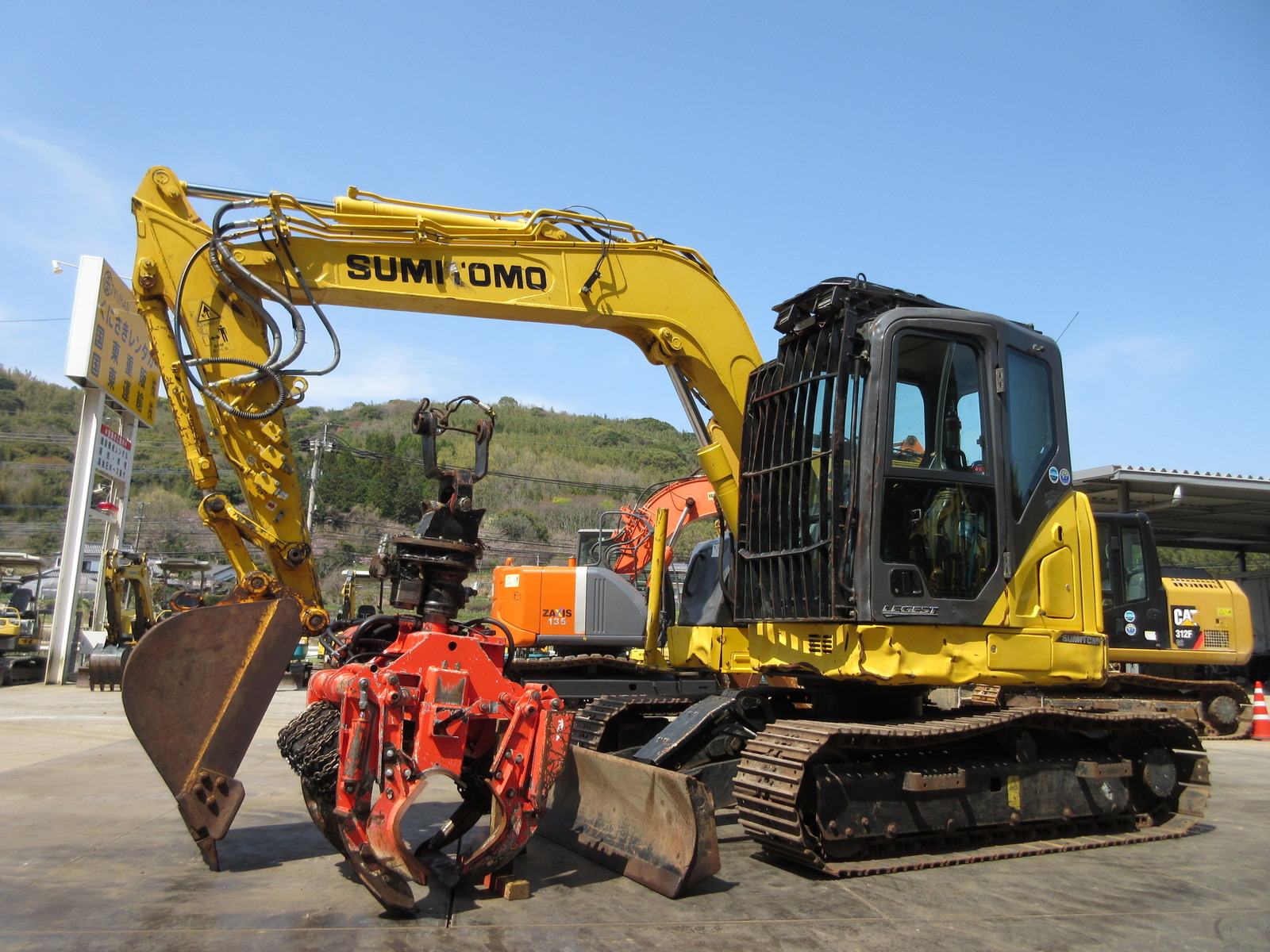 Used Construction Machine Used SUMITOMO SUMITOMO Forestry excavators Processor SH75X-6A