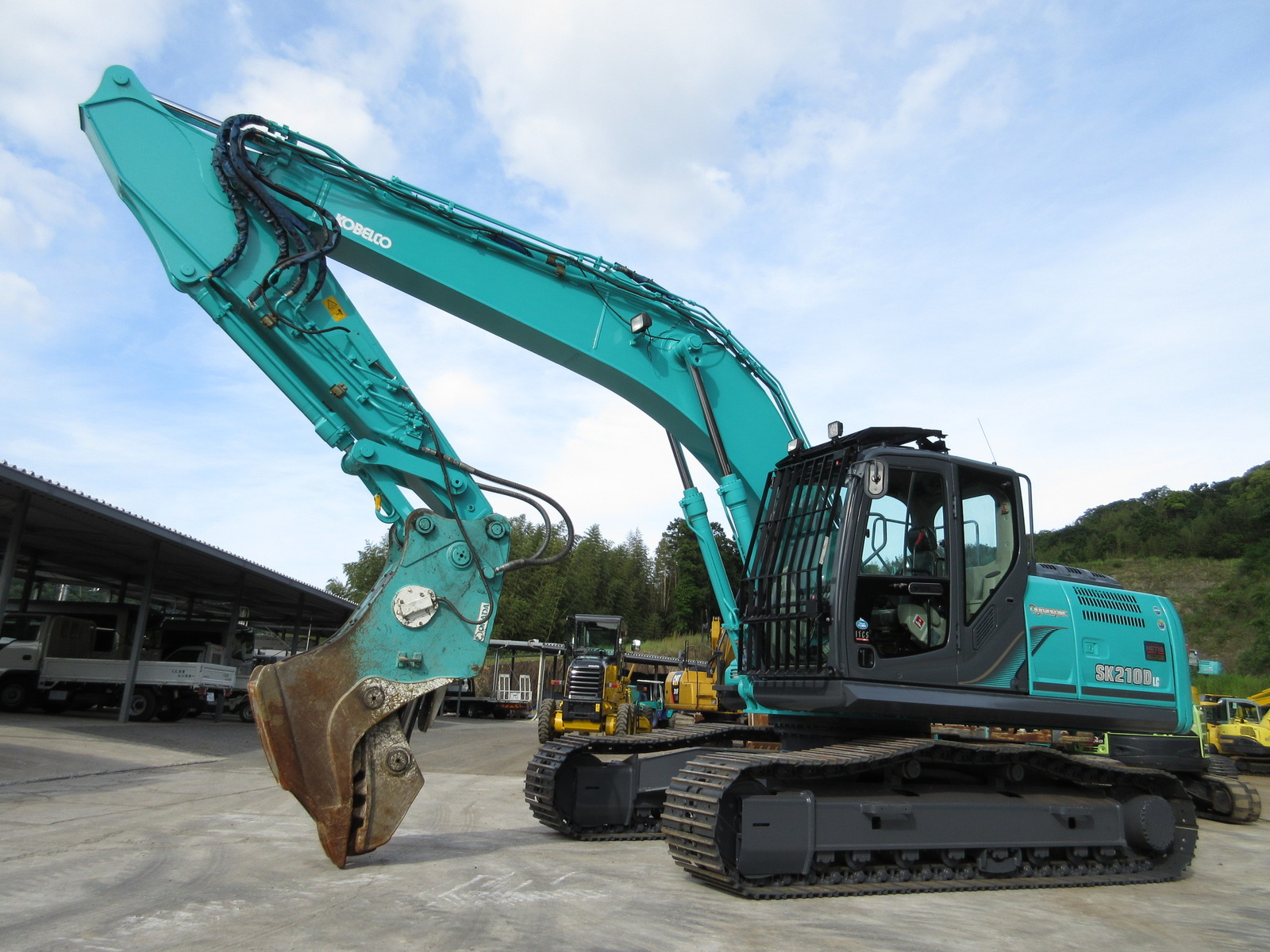 中古建設機械 中古 神鋼コベルコ建機 KOBELCO 解体機 バックホー解体仕様 SK210DLC-9