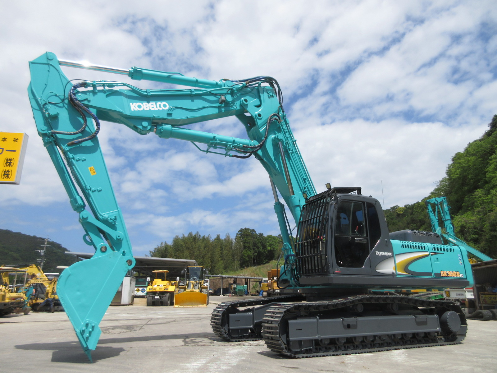 中古建設機械 中古 コベルコ建機 KOBELCO 解体機 ロングフロント・ハイリフト SK350DLC-8