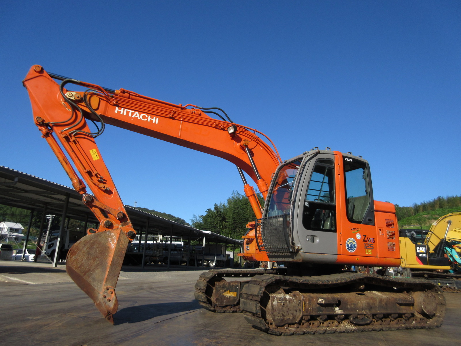 Used Construction Machine Used HITACHI HITACHI Excavator 0.4-0.5m3 ZX125US