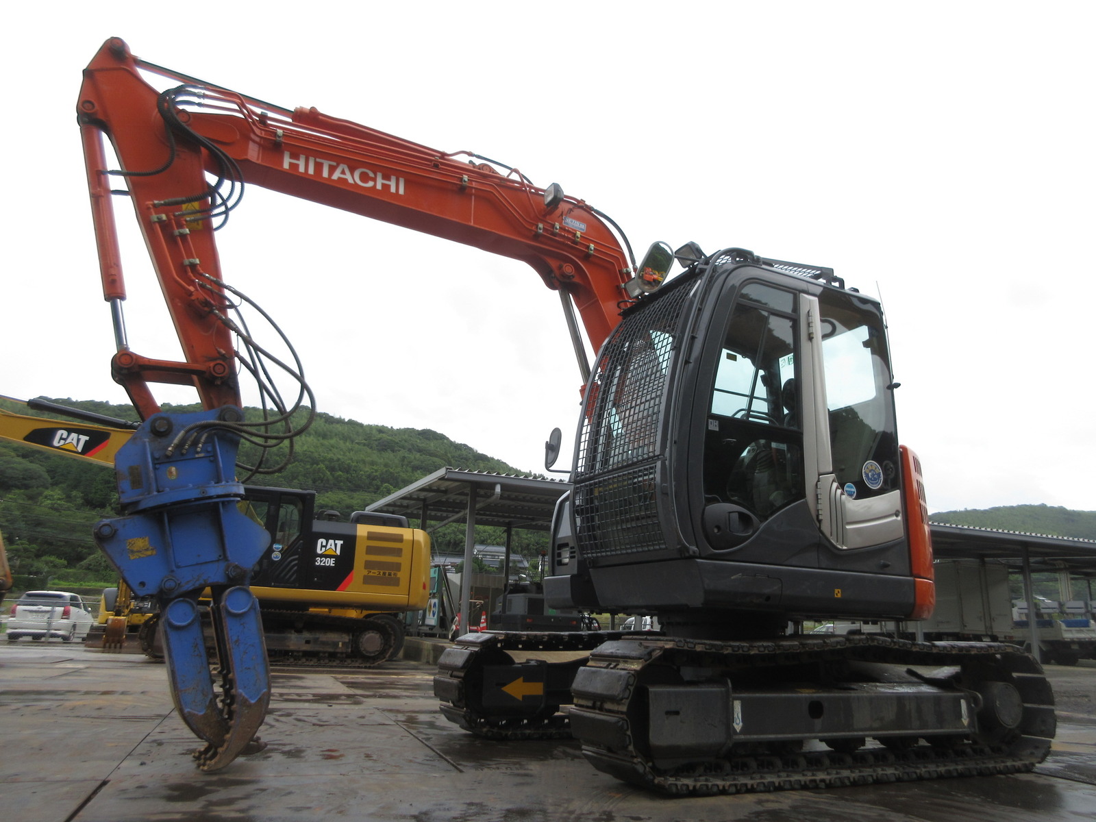 Used Construction Machine Used HITACHI HITACHI Demolition excavators Demolition backhoe ZX75US-3