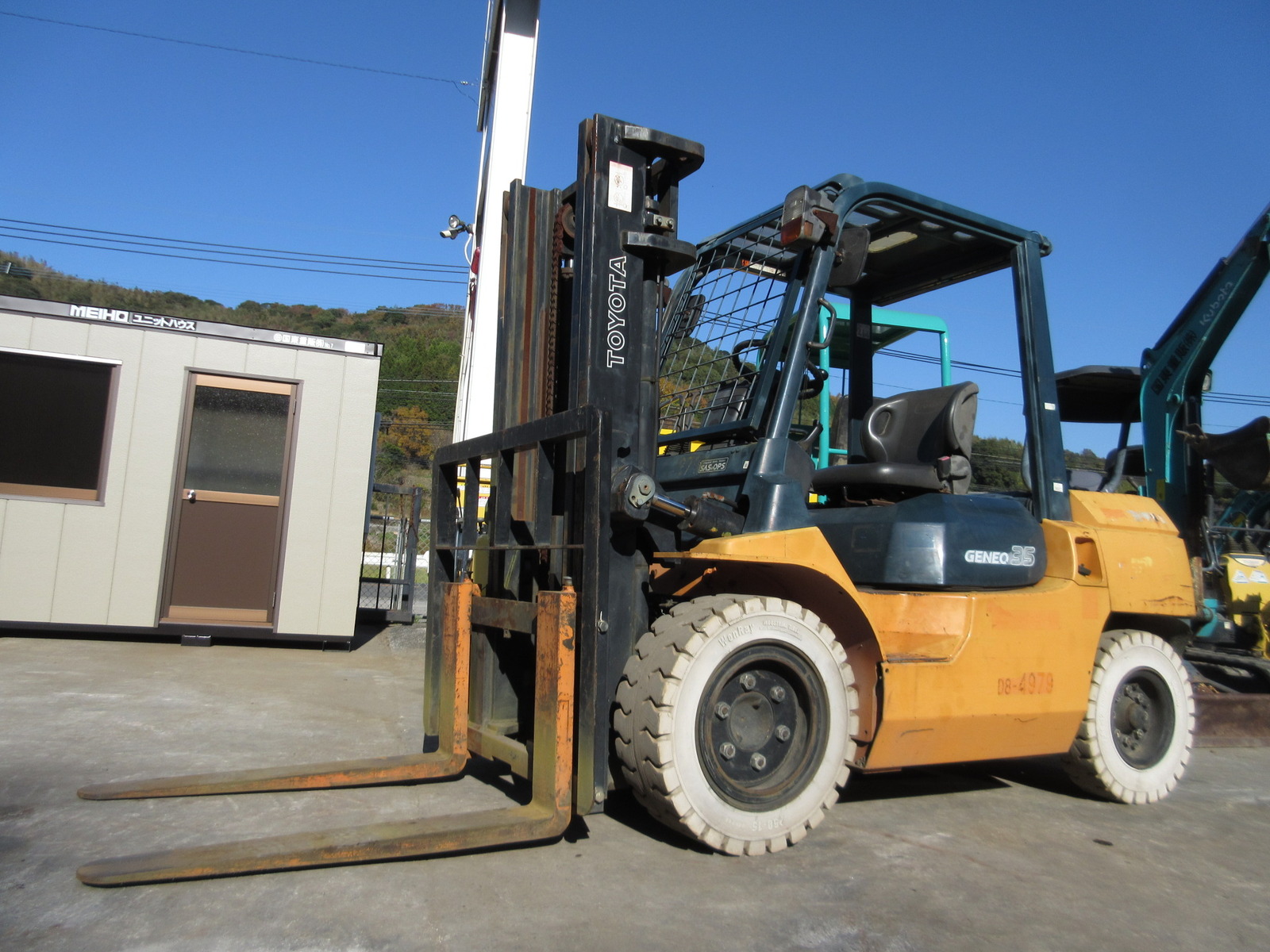 Used Construction Machine Used TOYOTA TOYOTA Forklift Diesel engine 02-7FD35