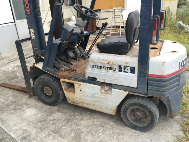 Used Construction Machine Used KOMATSU KOMATSU Forklift Gasoline engine FG14D-15