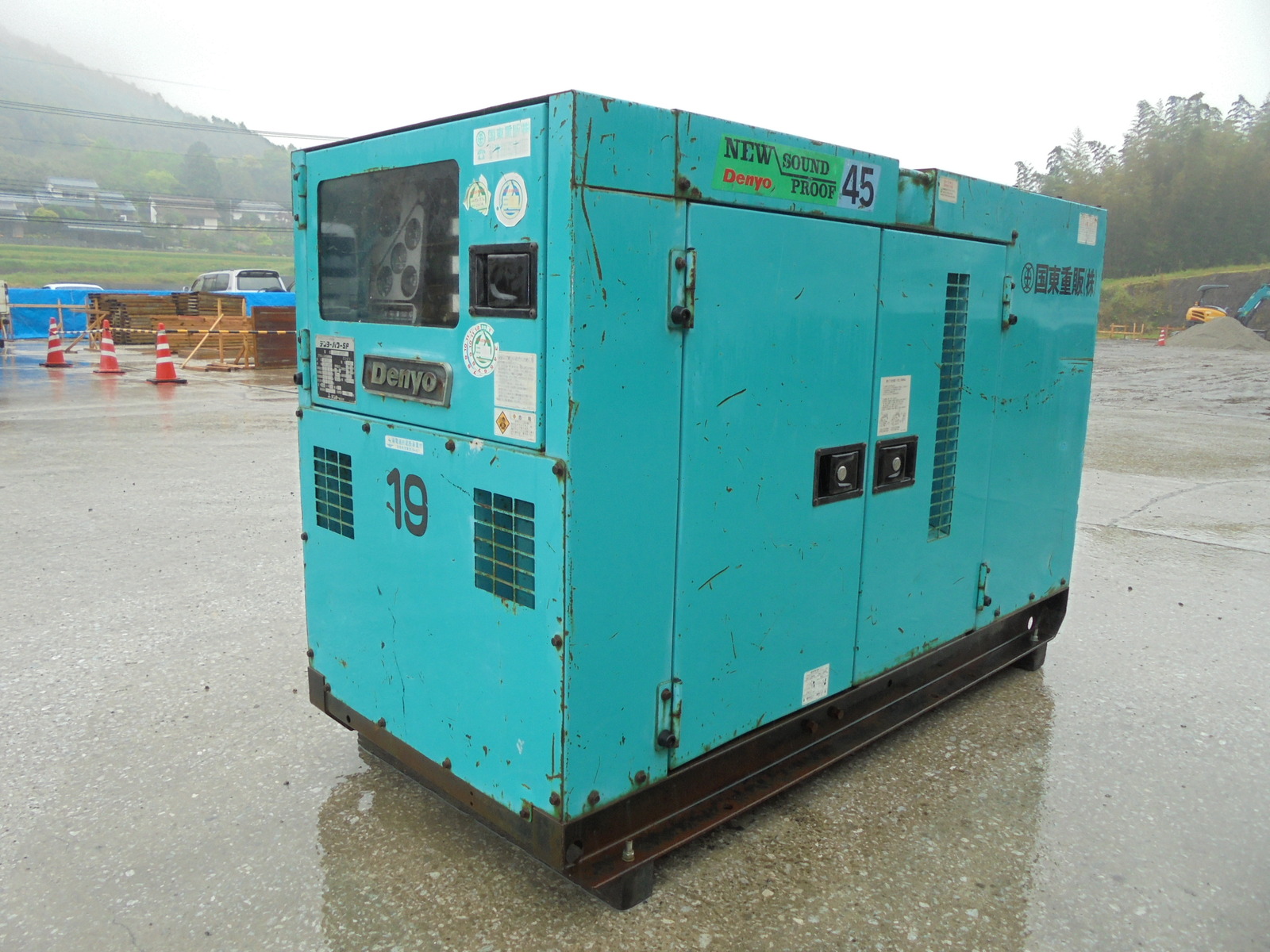 Used Construction Machine Used DENYO DENYO Generator  DCA-45SPI