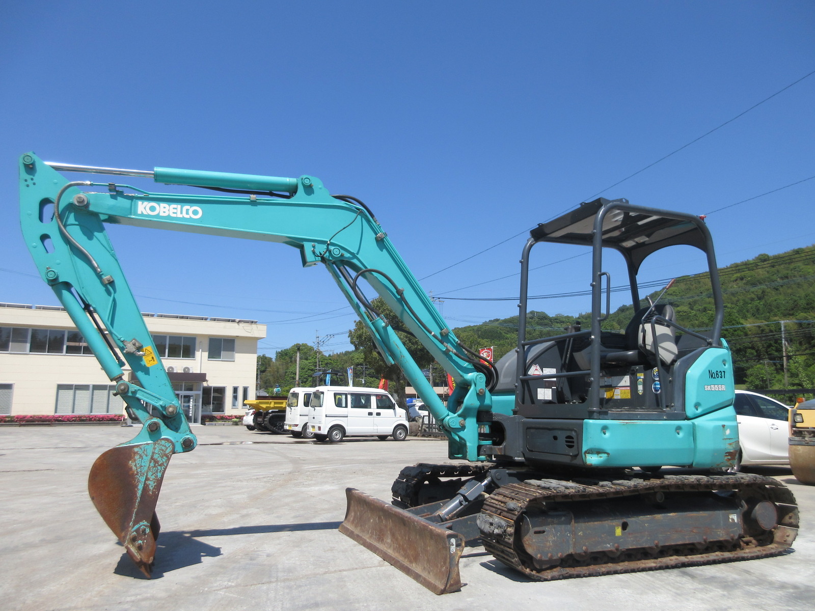 Used Construction Machine Used KOBELCO KOBELCO Excavator 0.2-0.3m3 SK55SR-6