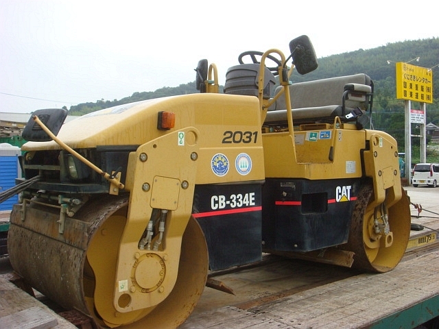 中古建設機械 中古 キャタピラー CATERPILLAR ローラー タンデムローラー CB-334E