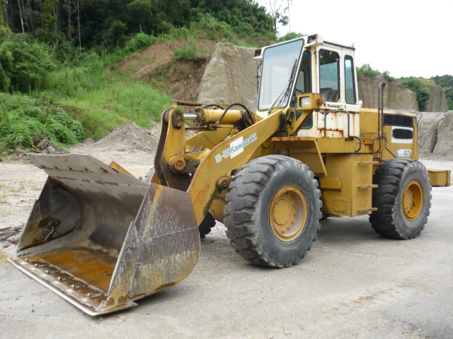 Used Construction Machine Used KAWASAKI KAWASAKI Wheel Loader bigger than 1.0m3 KLD80ZIII