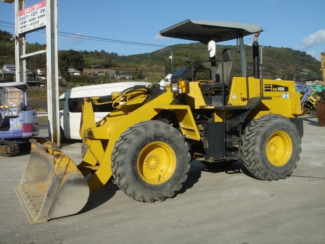 Used Construction Machine Used KOMATSU KOMATSU Wheel Loader bigger than 1.0m3 WA100-1