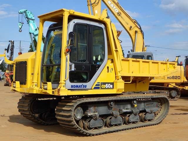 中古建設機械 中古 コマツ KOMATSU クローラ・キャリア クルクルキャリア・全旋回キャリアダンプ CD60R-1A