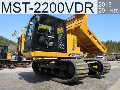 Used Construction Machine Used MOROOKA Crawler carrier Crawler Dump Rotating MST-2200VDR #44102, 2018Year 20Hours