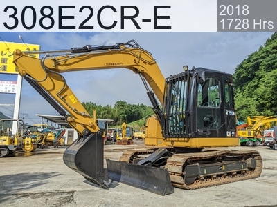 Used Construction Machine Used CATERPILLAR Excavator 0.2-0.3m3 308E2CR-E #PC800560, 2018Year 1728Hours