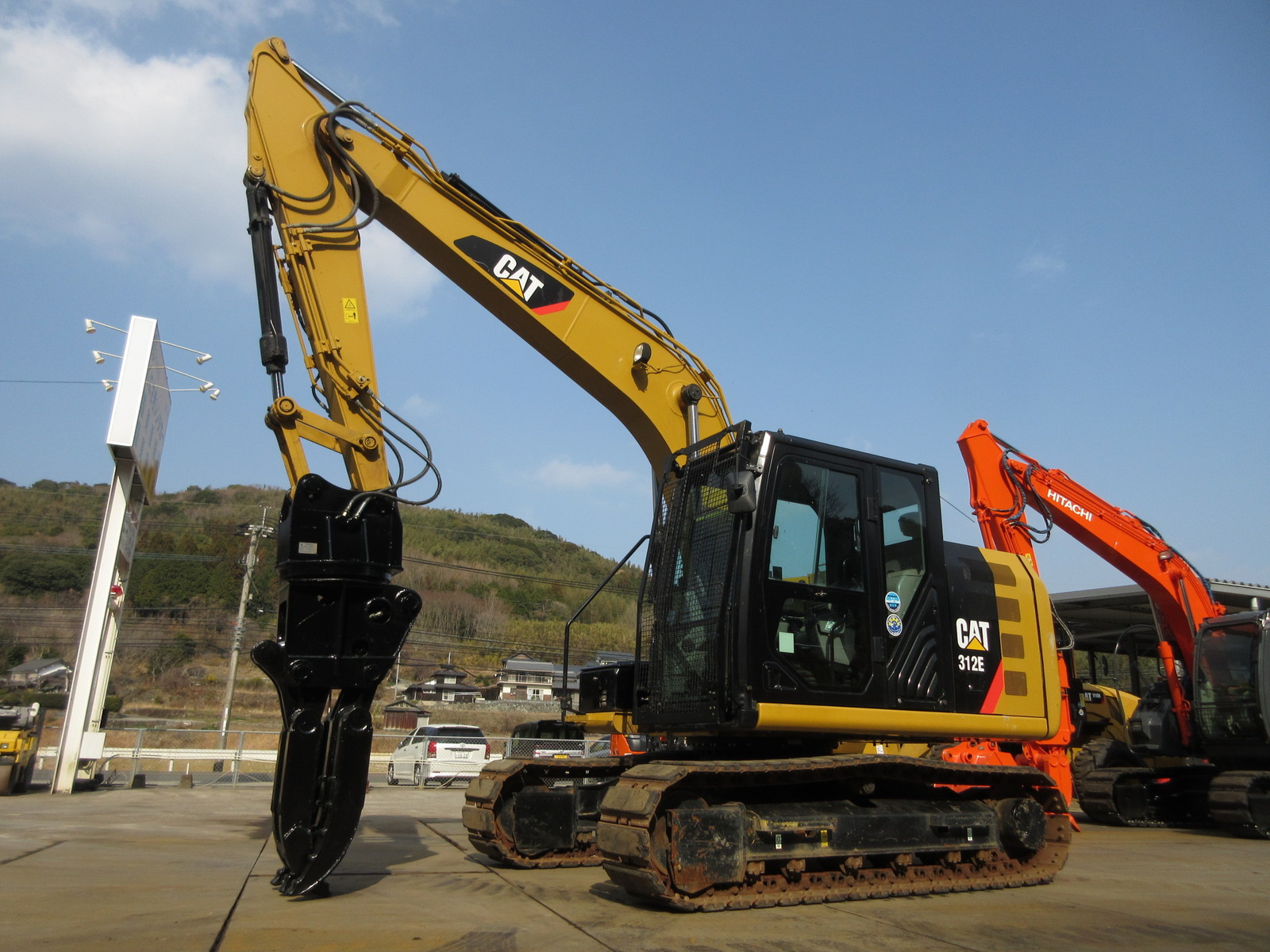 Used Construction Machine Used CAT CAT Material Handling / Recycling excavators Grapple 312E-2