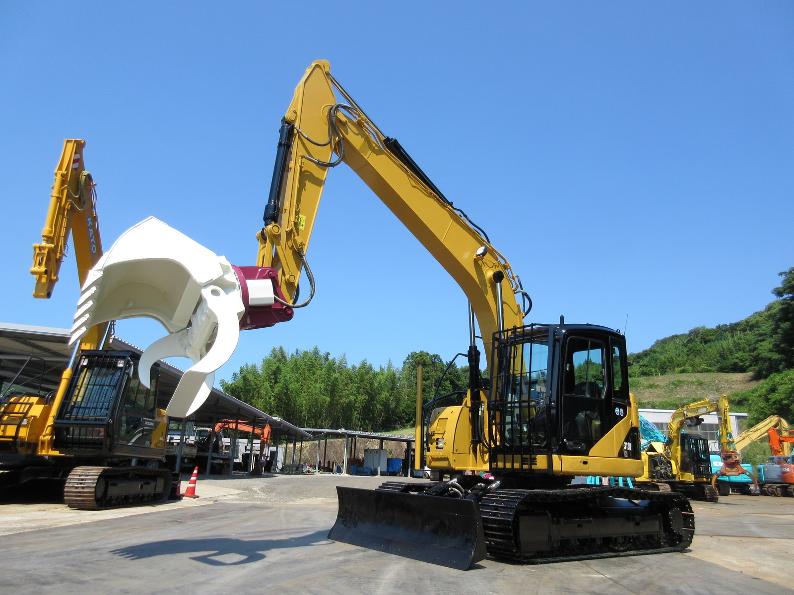 Used Construction Machine Used CAT CAT Forestry excavators Feller Buncher Zaurus Robo 313DCR-MS