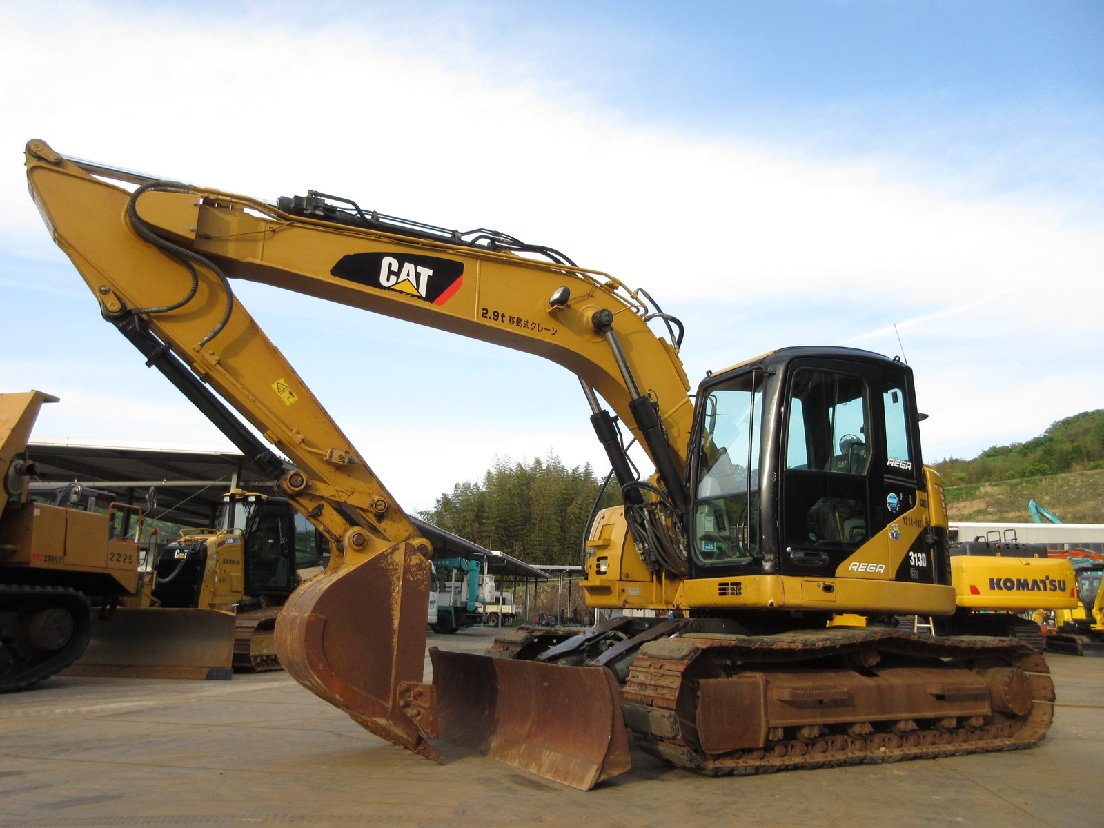 Used Construction Machine Used CAT CAT Excavator 0.4-0.5m3 313DCR