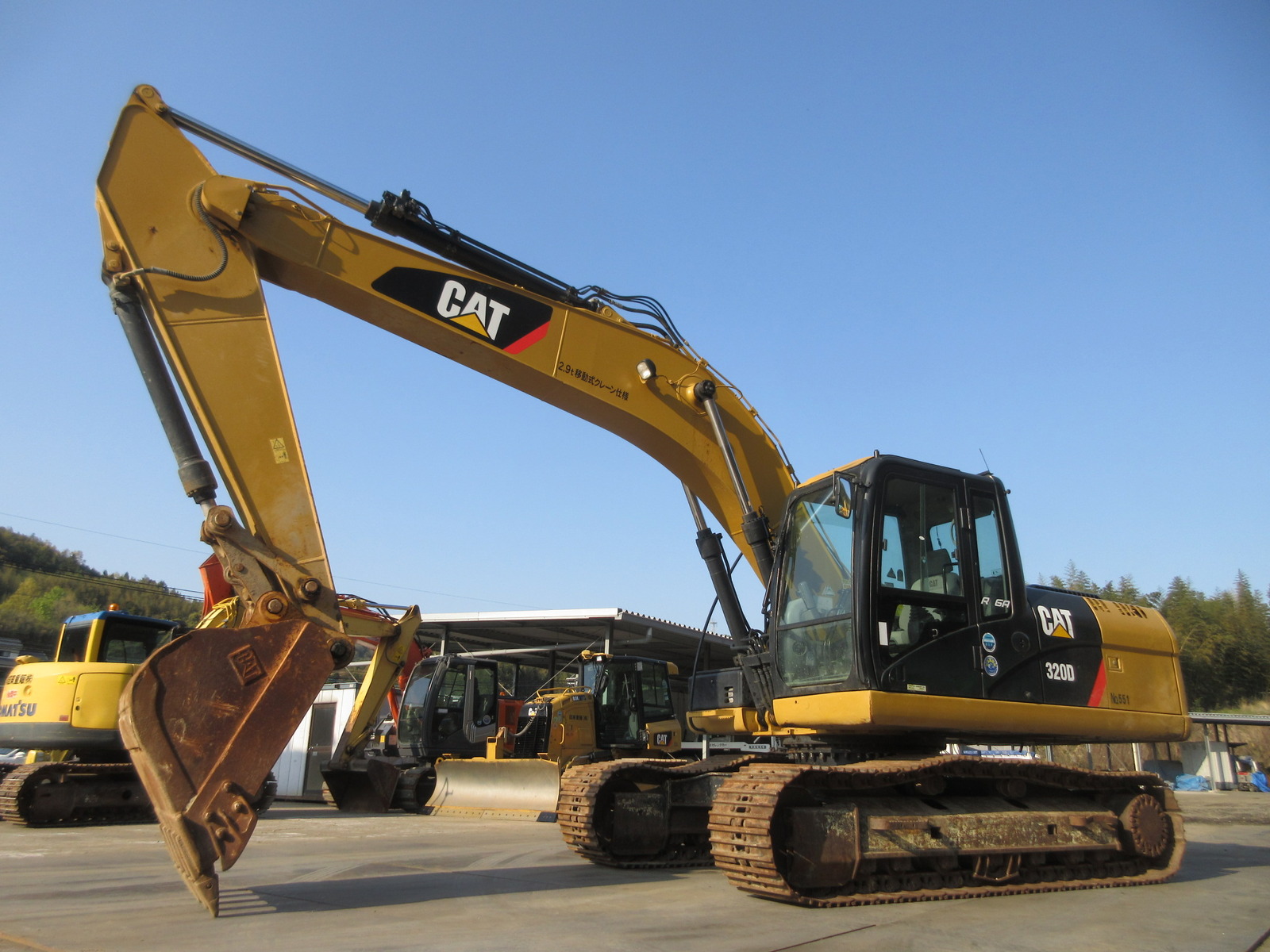 Used Construction Machine Used CAT CAT Excavator 0.7-0.9m3 320D-E