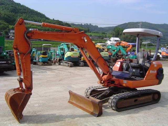 中古建設機械 中古 日立建機 HITACHI 油圧ショベル・バックホー ０．１立米以下 EX35-2