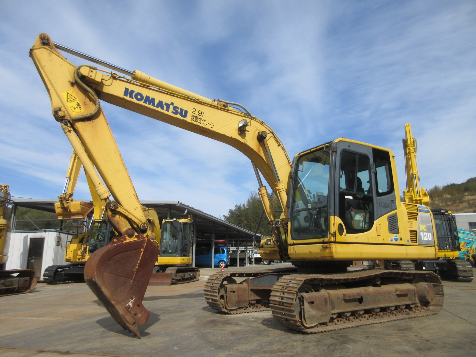 Used Construction Machine Used KOMATSU KOMATSU Excavator 0.4-0.5m3 PC120-8