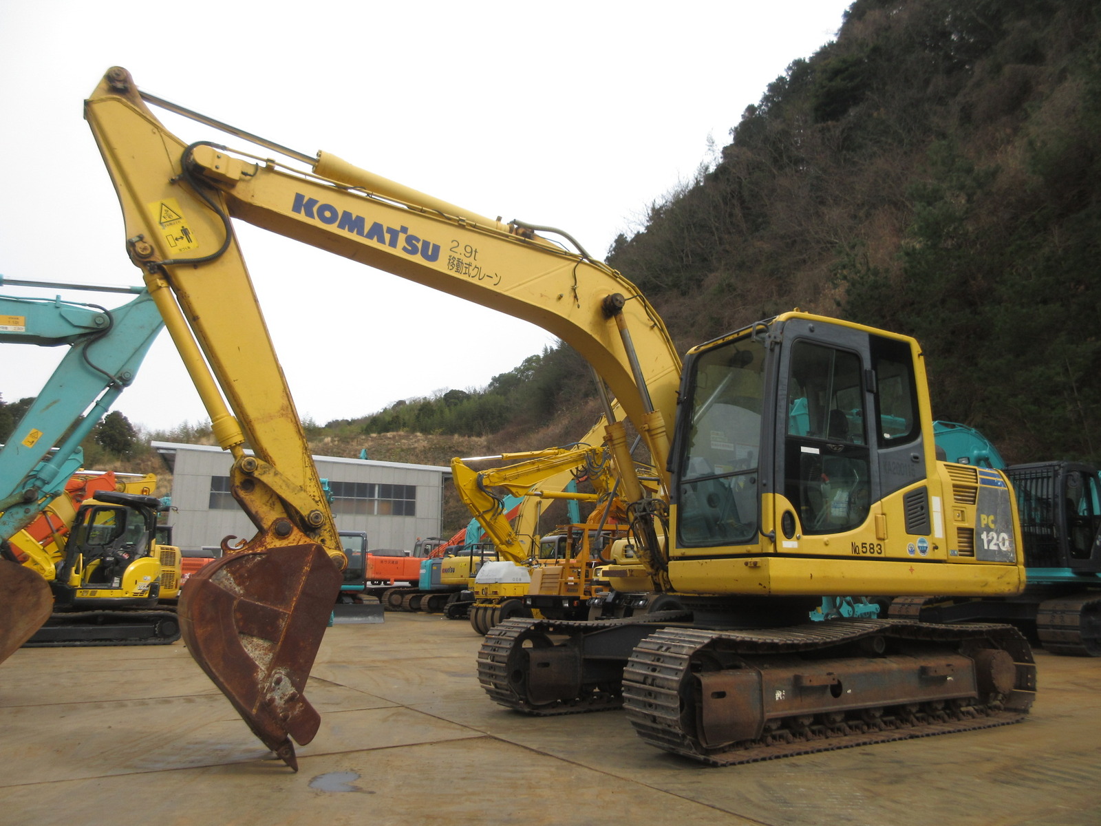 Used Construction Machine Used KOMATSU KOMATSU Excavator 0.4-0.5m3 PC120-8