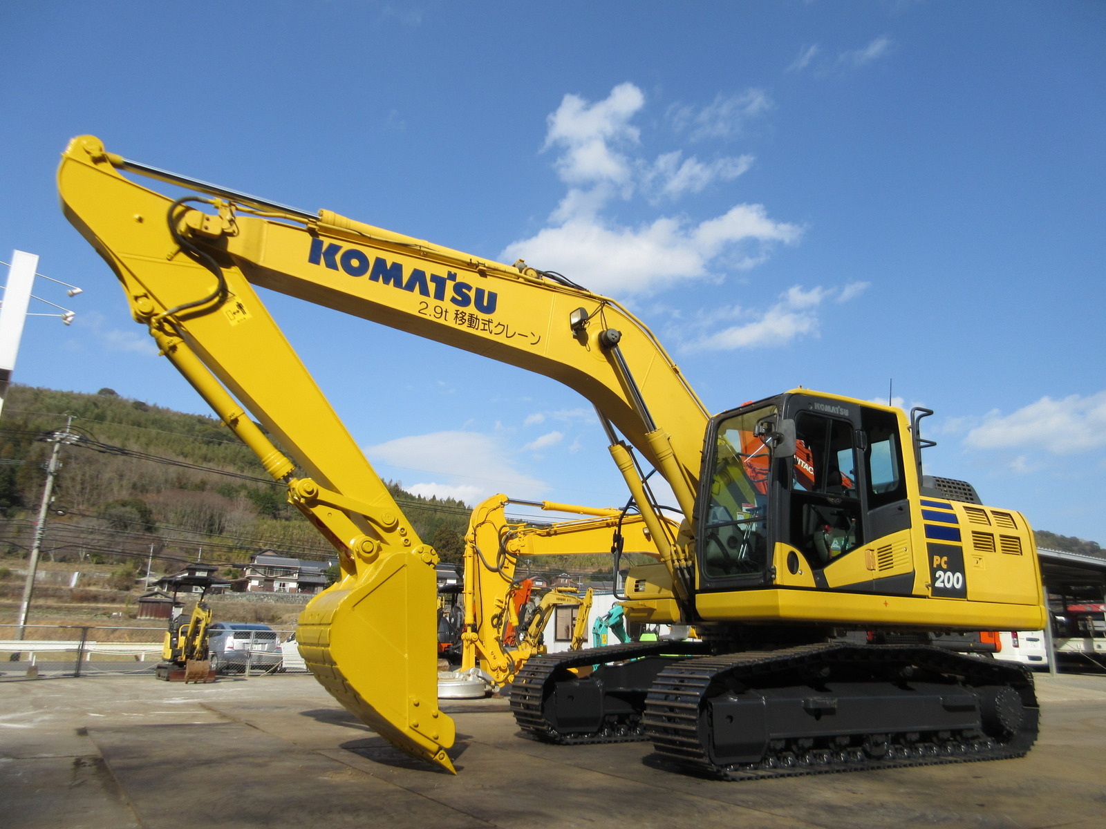 Used Construction Machine Used KOMATSU KOMATSU Excavator 0.7-0.9m3 PC200-10