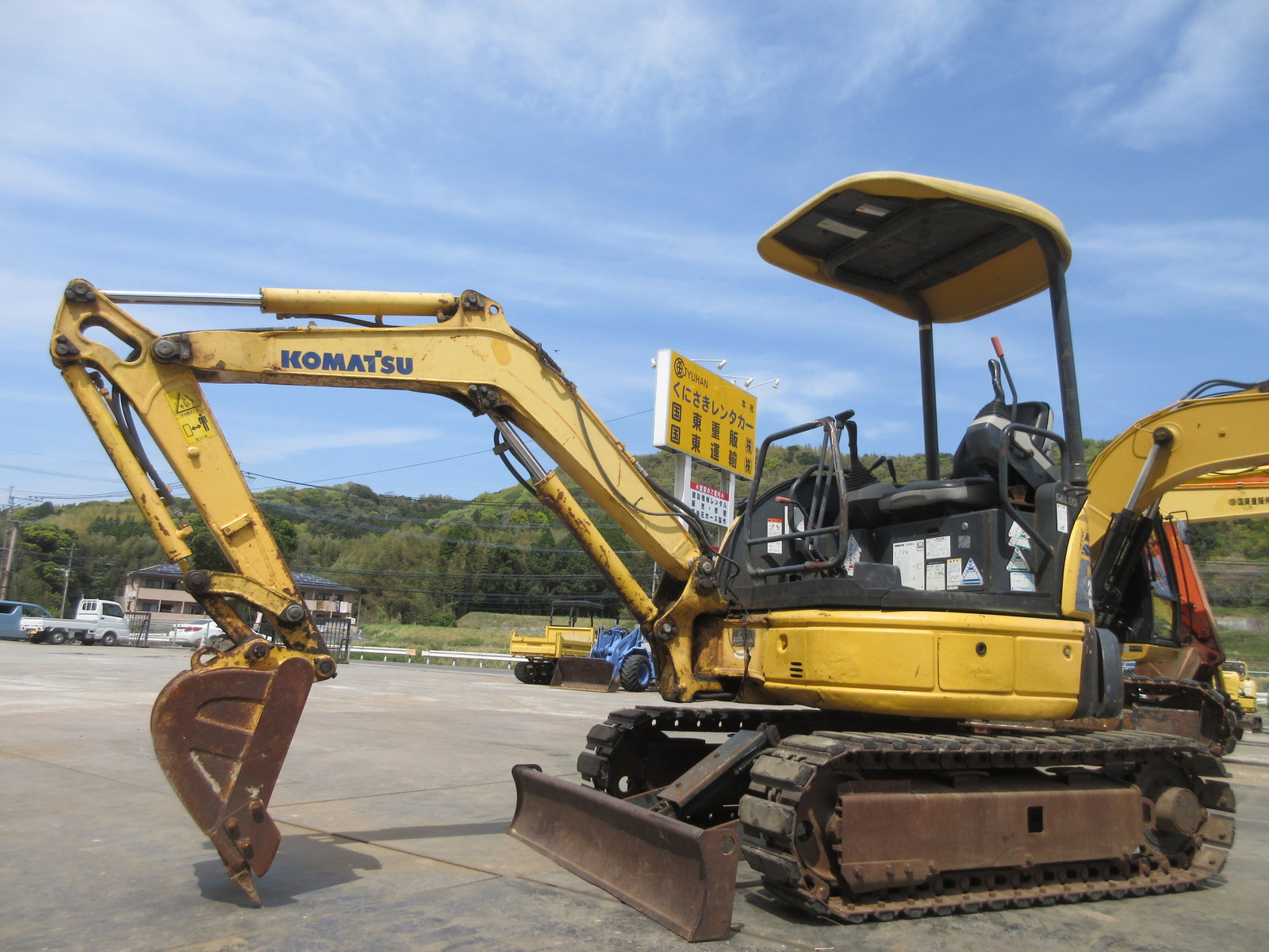 Used Construction Machine Used KOMATSU KOMATSU Excavator ~0.1m3 PC20MR-2