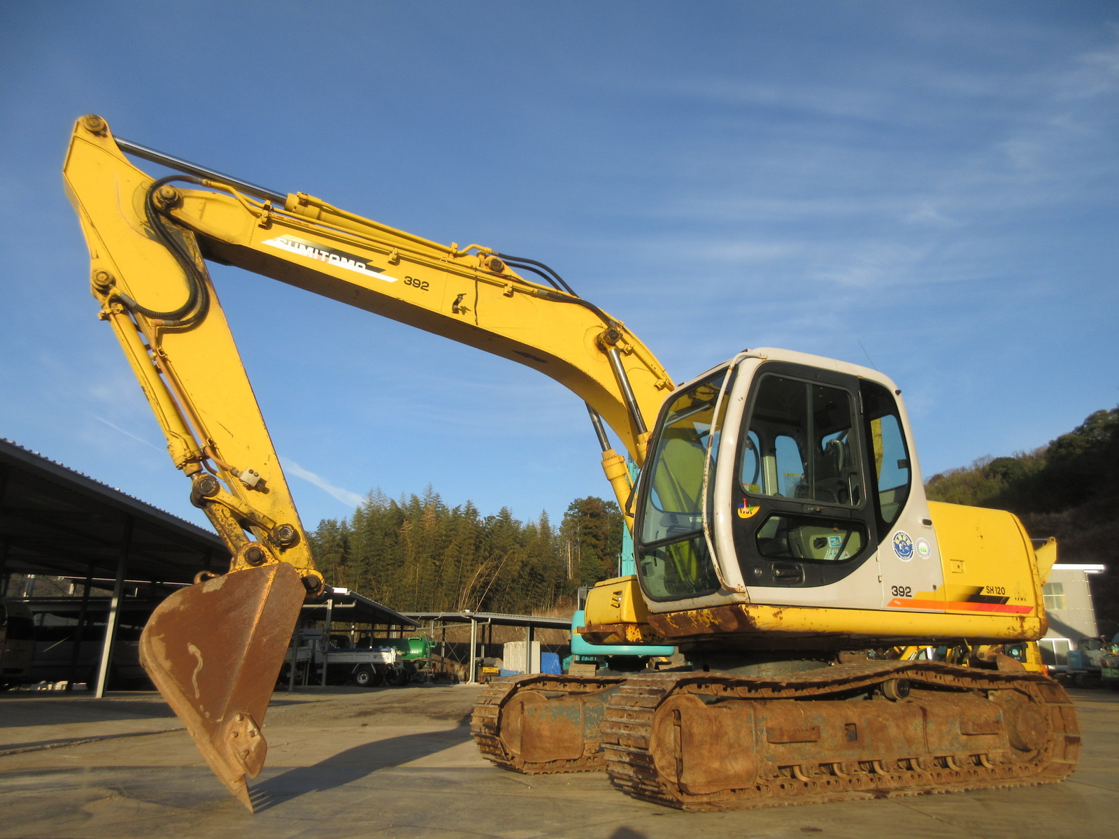 Used Construction Machine Used SUMITOMO SUMITOMO Excavator 0.4-0.5m3 SH120-3