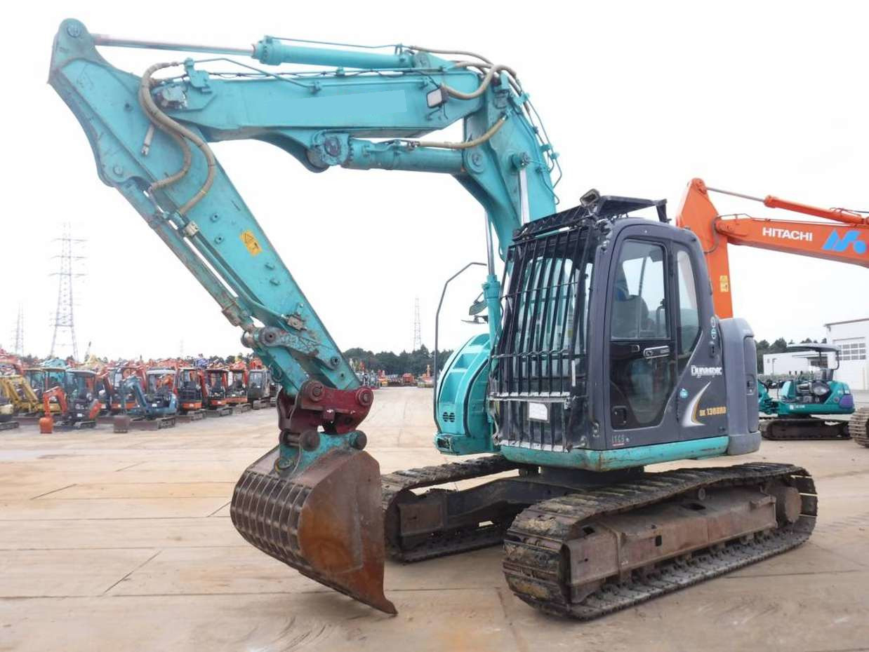 中古建設機械 中古 神鋼コベルコ建機 KOBELCO 解体機 ロングフロント・ハイリフト SK135SR-2