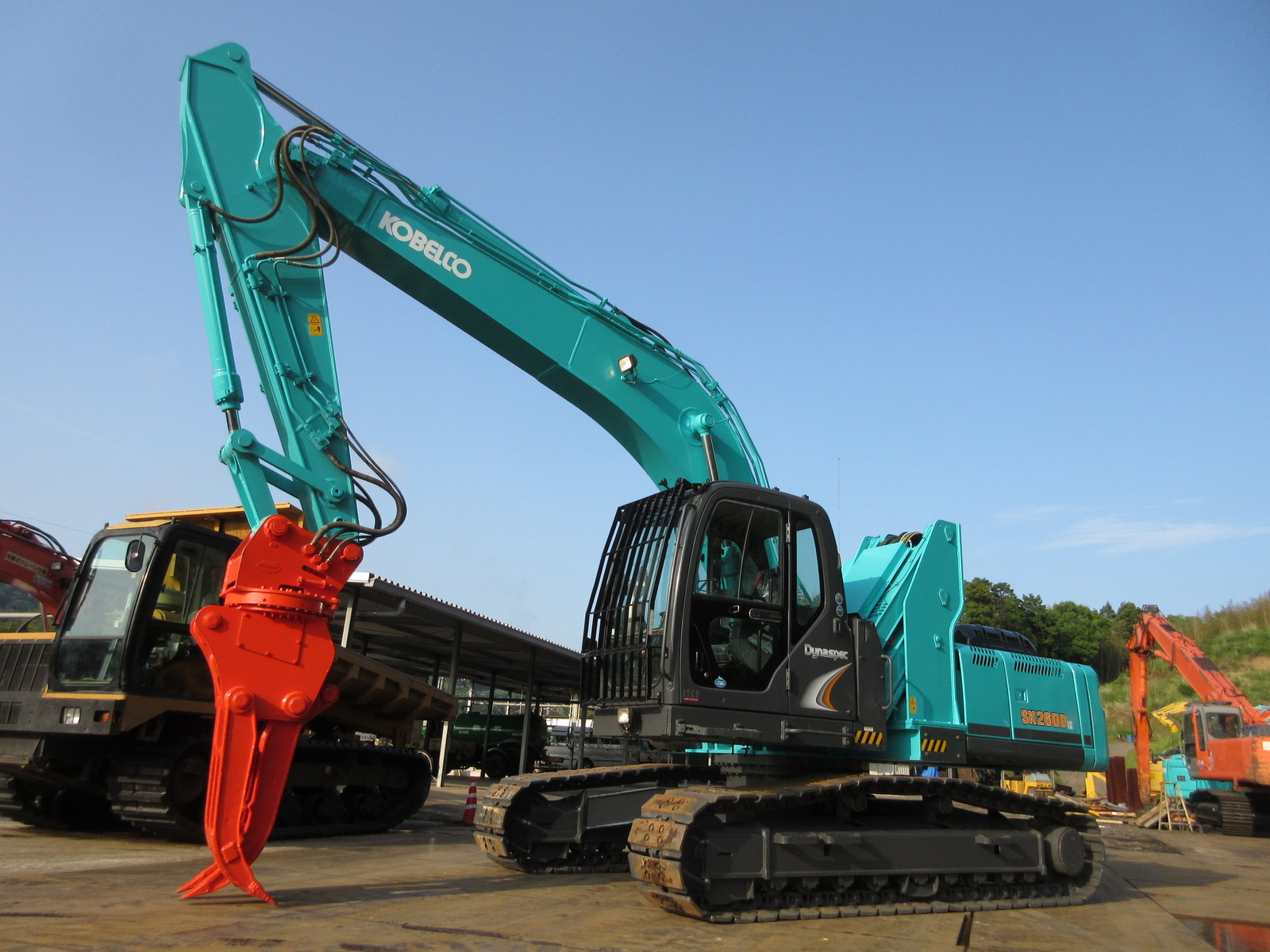 Used Construction Machine Used KOBELCO KOBELCO Material Handling / Recycling excavators Grapple SK260DLC-8