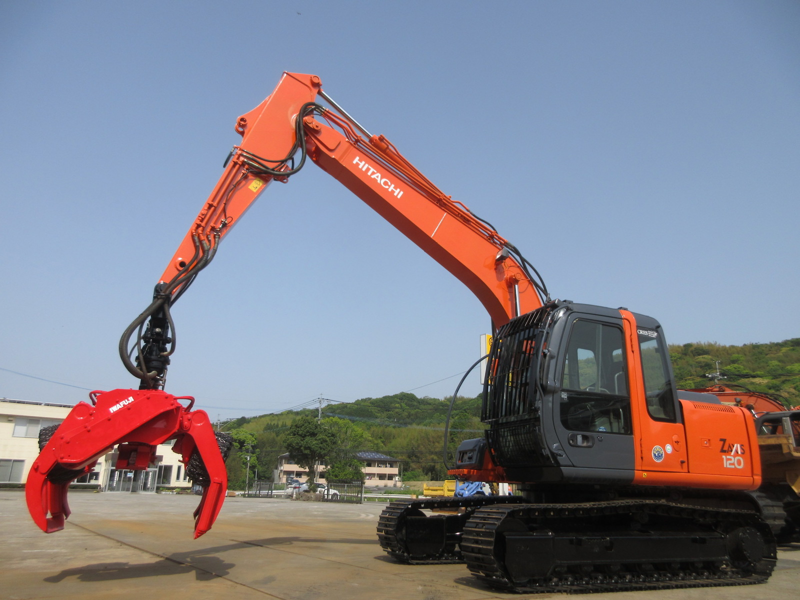 中古建設機械 中古 日立建機 HITACHI 林業機械 プロセッサー ZX120