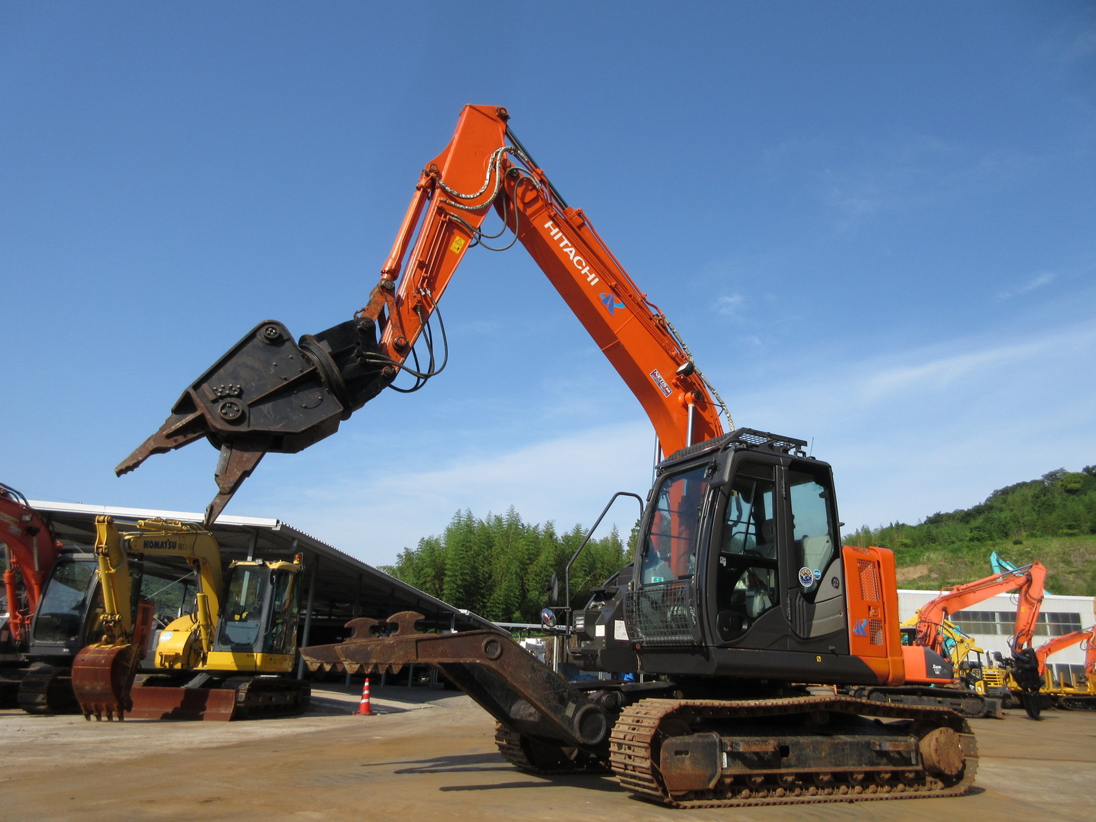 中古建設機械 中古 日立建機 HITACHI 自動車 解体機 ニブラー ZX135USK-5B