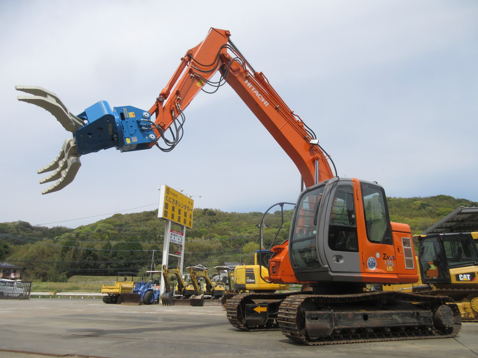 中古建設機械 中古 日立建機 HITACHI 解体機 バックホー解体仕様 ZX135US