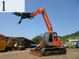 Used Construction Machine Used HITACHI HITACHI Material Handling / Recycling excavators Grapple ZX135US