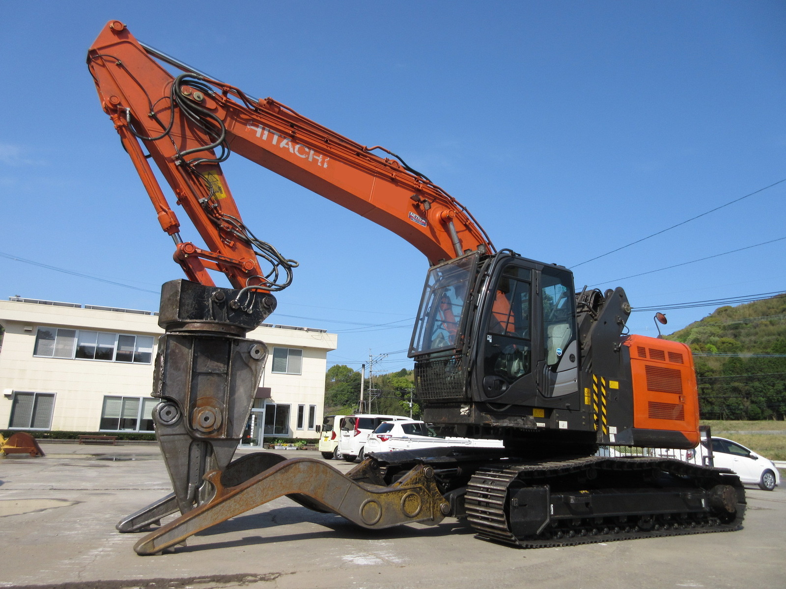 中古建設機械 中古 日立建機 HITACHI 自動車 解体機 ニブラー ZX225USRLCMH-5B