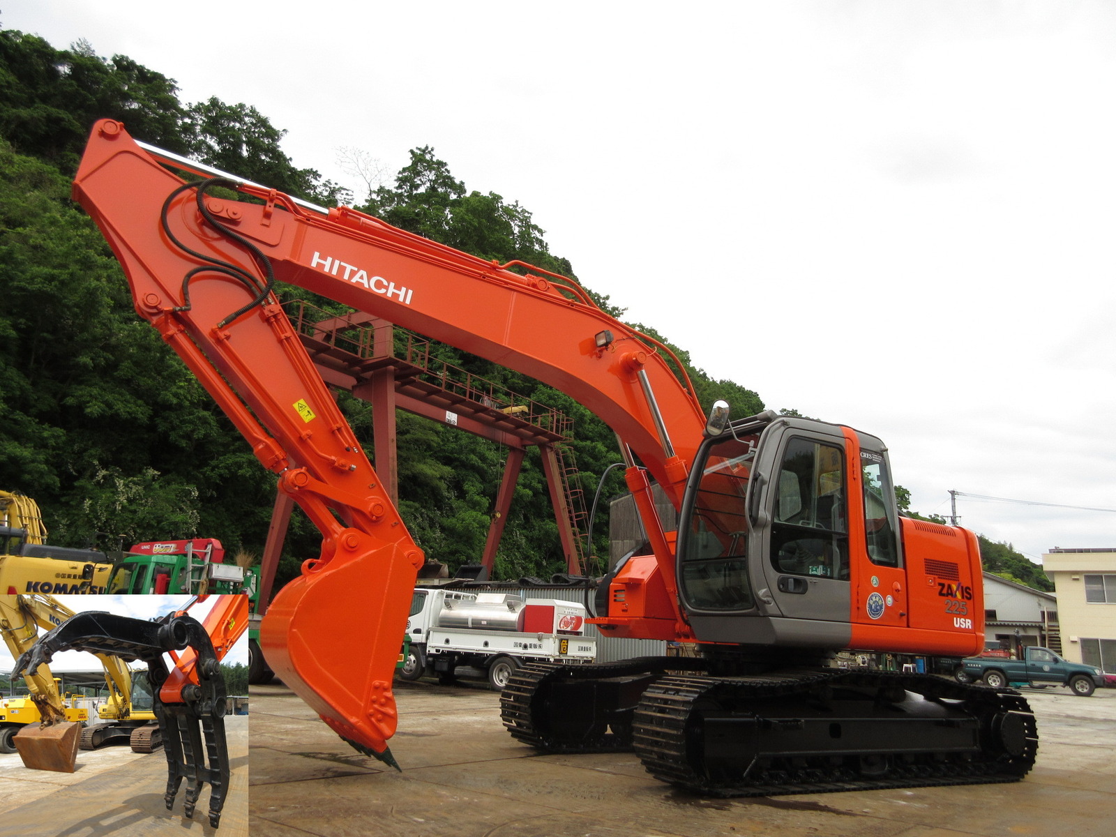 中古建設機械 中古 日立建機 HITACHI マテリアルハンドリング機 グラップル仕様 ZX225USR