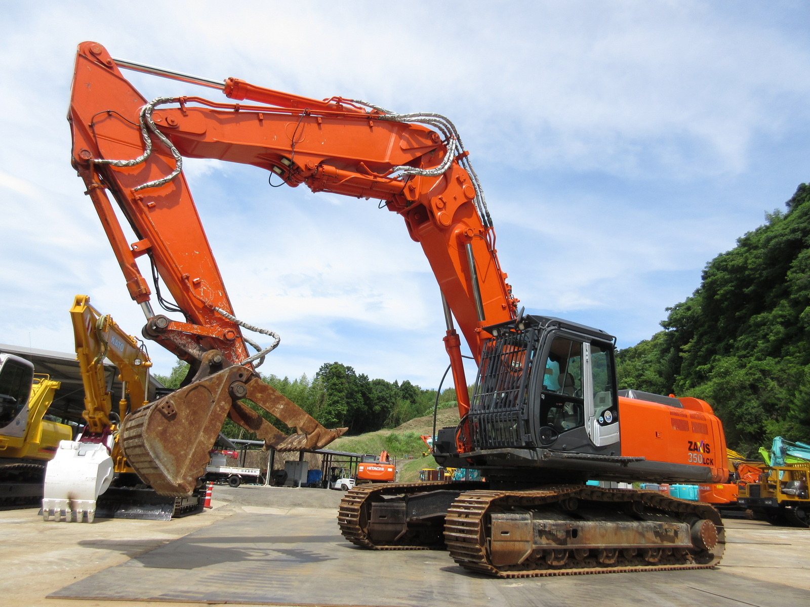 Used Construction Machine Used HITACHI HITACHI Demolition excavators Long front ZX350LCK-3