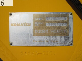 Used Construction Machine Used KOMATSU KOMATSU Grader Articulated frame GD405A-3