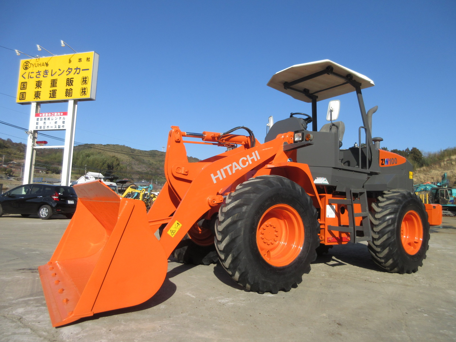 Used Construction Machine Used HITACHI HITACHI Wheel Loader bigger than 1.0m3 ZW100