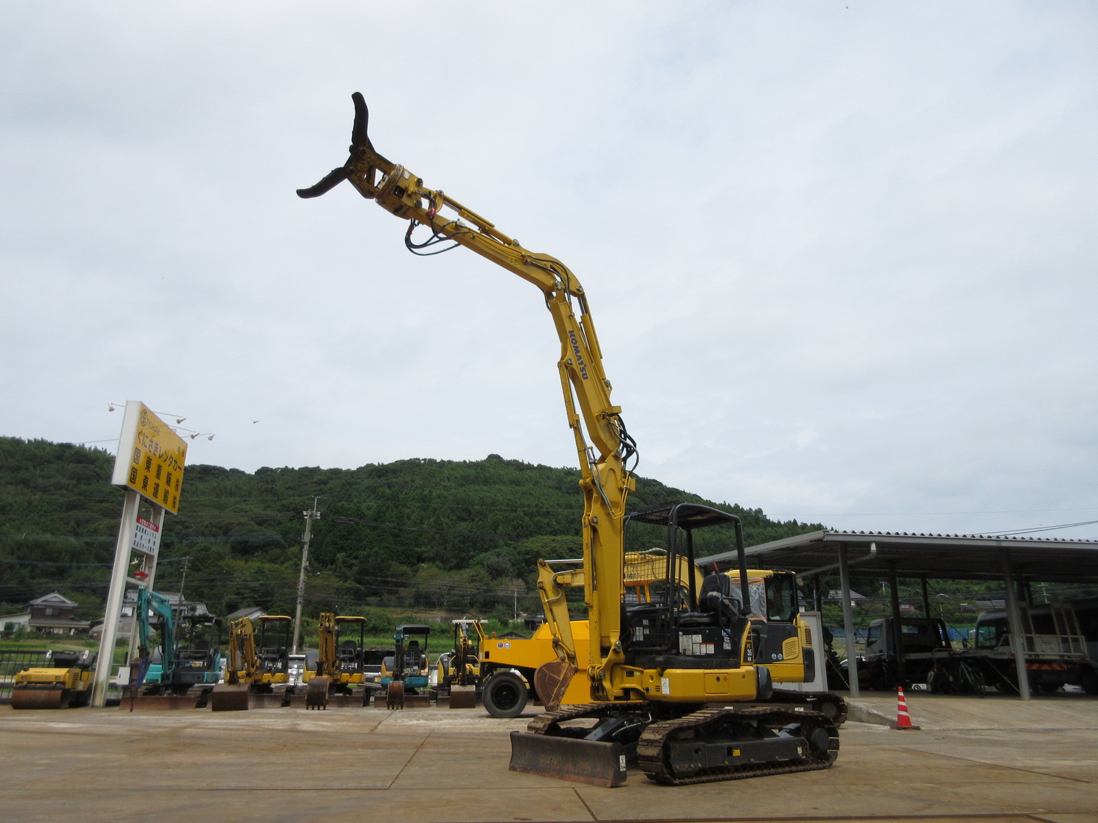 Used Construction Machine Used KOMATSU KOMATSU Demolition excavators Mini moku PC35MR-3