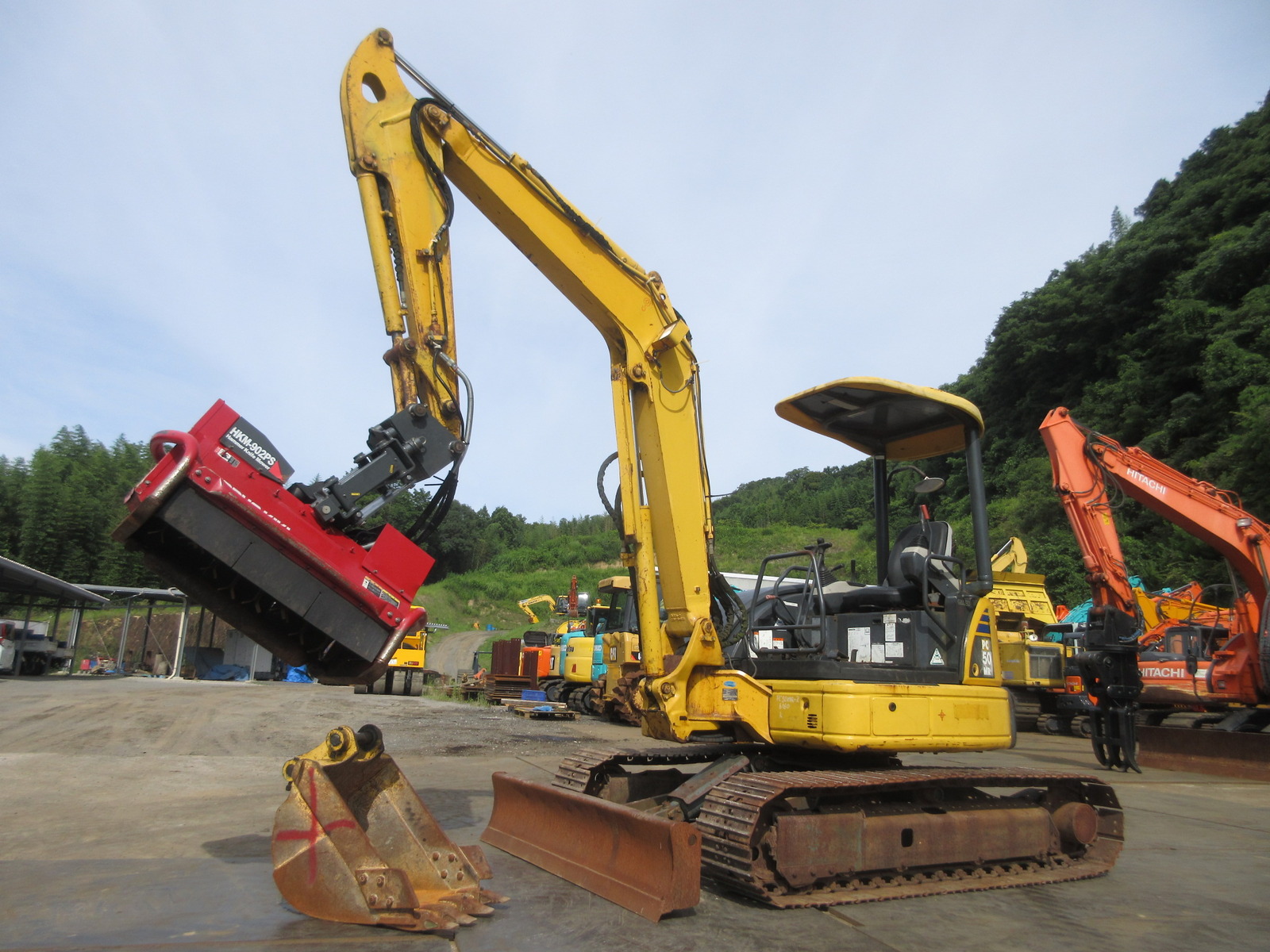 Used Construction Machine Used KOMATSU KOMATSU Excavator 0.2-0.3m3 PC50MR-2