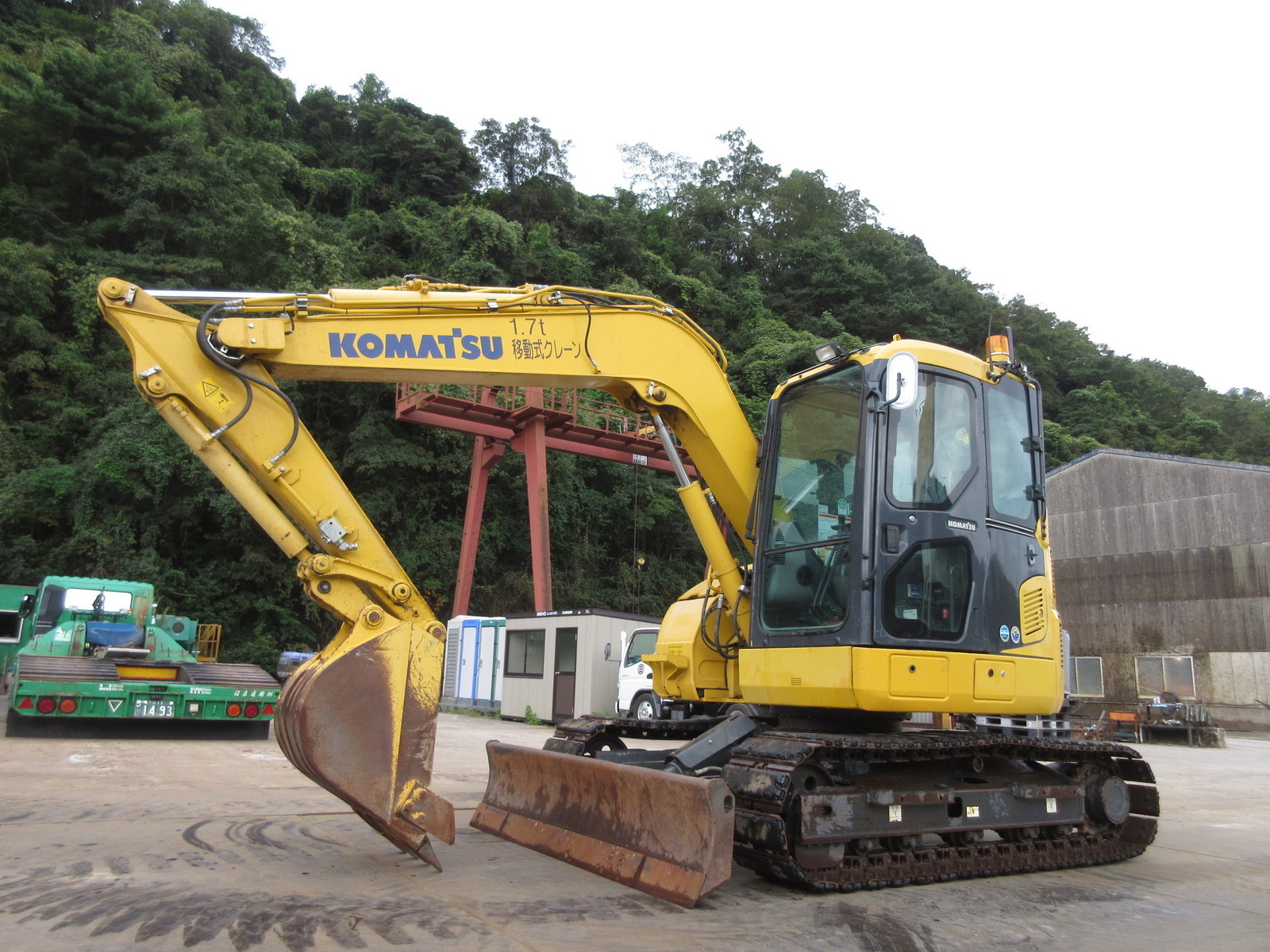 中古建設機械 中古 コマツ KOMATSU 油圧ショベル・バックホー ０．２－０．３立米 PC78US-10