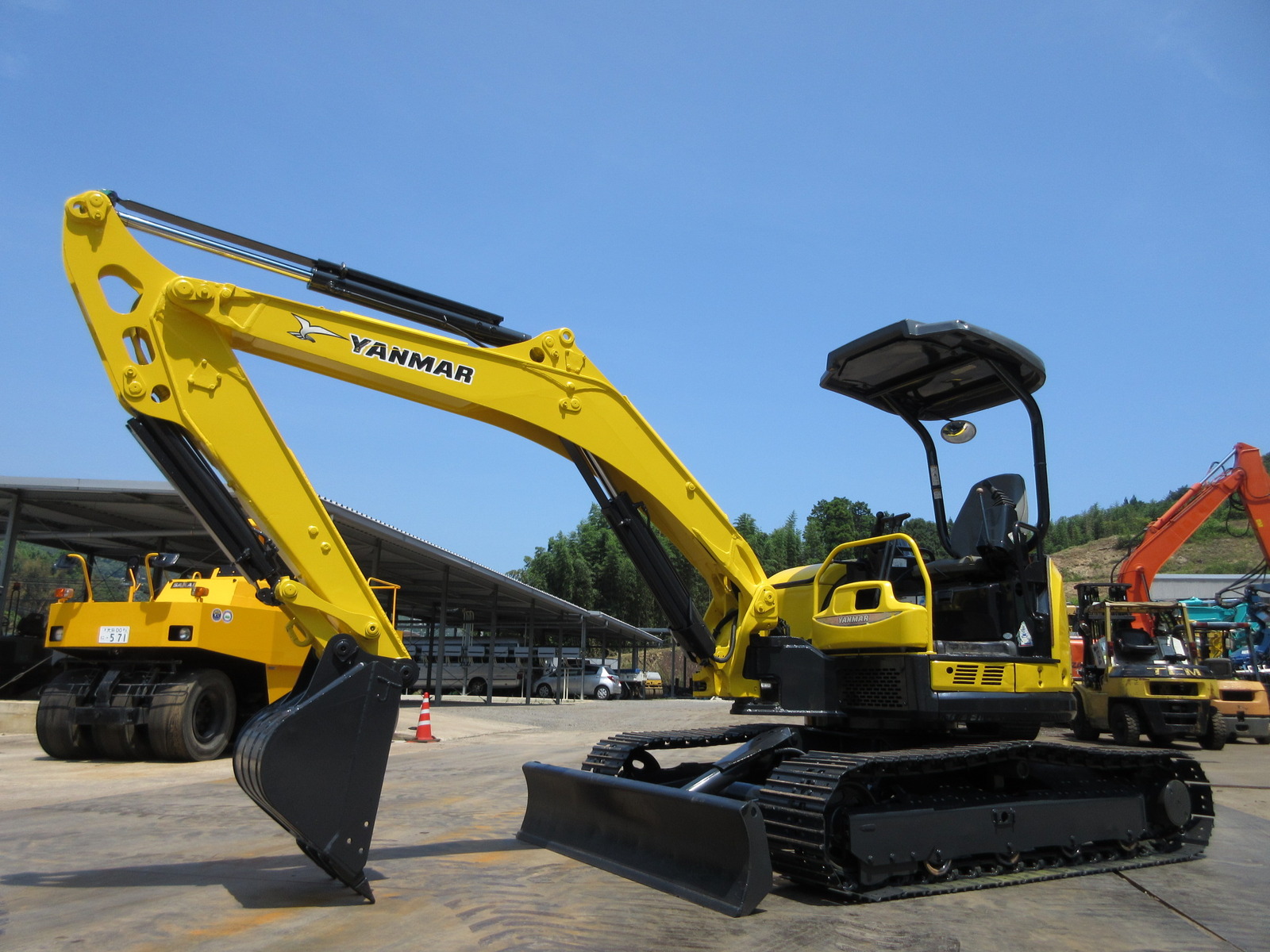 Used Construction Machine Used YANMAR YANMAR Excavator 0.2-0.3m3 ViO50-5