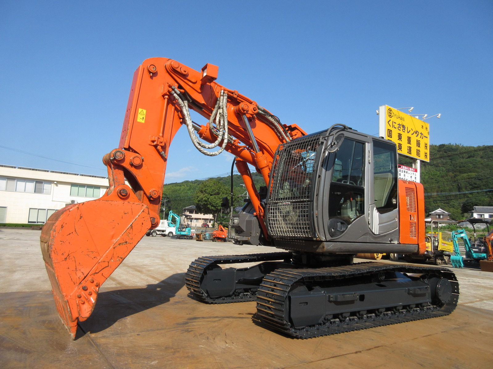 Used Construction Machine Used HITACHI HITACHI Demolition excavators Short reach, Ground/Upper floor demolition machine ZX135USK-3