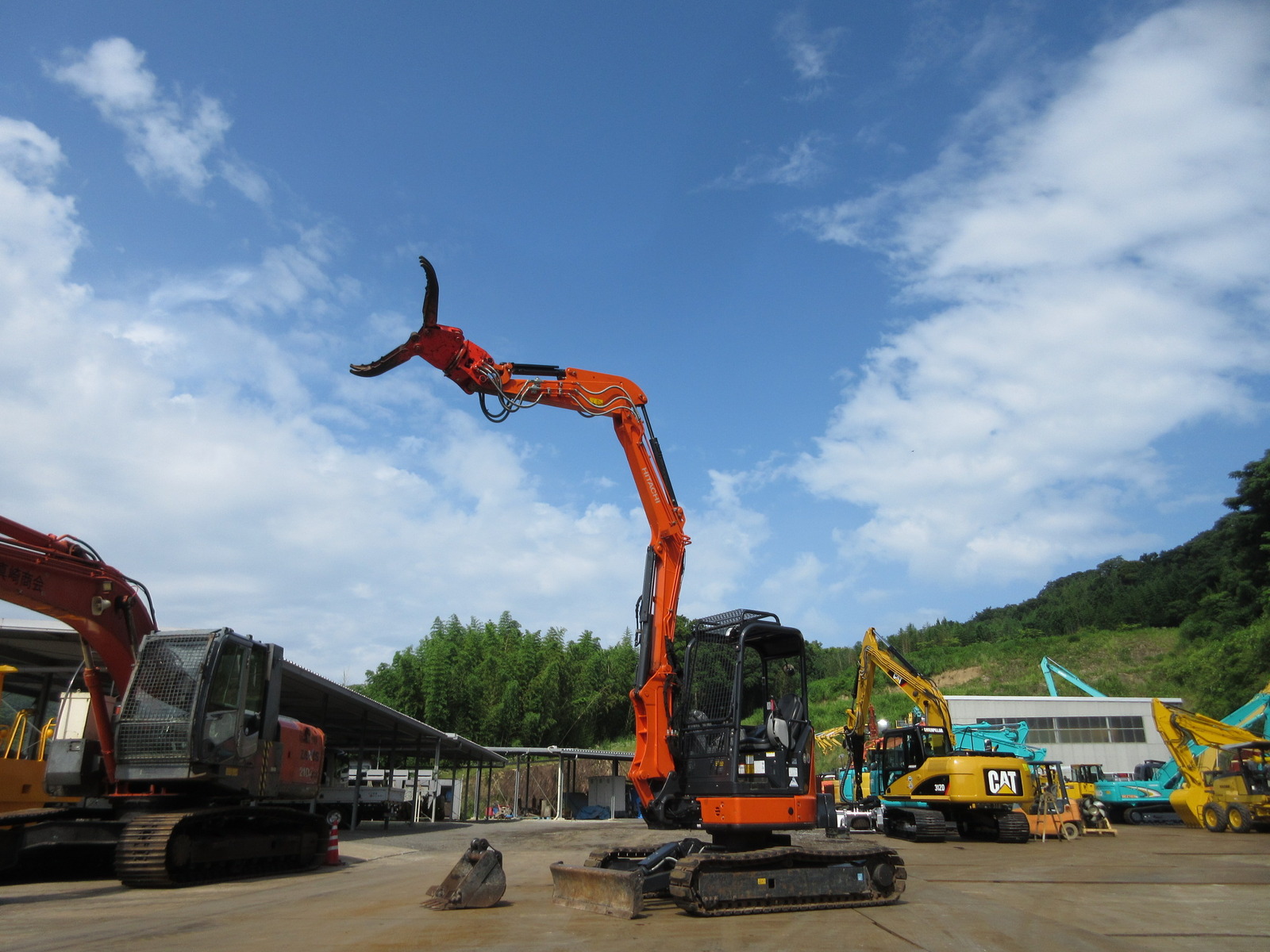 Used Construction Machine Used HITACHI HITACHI Demolition excavators Mini moku ZX35U-5B