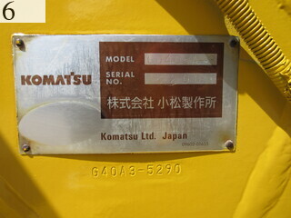 Used Construction Machine Used KOMATSU KOMATSU Grader Articulated frame GD405A-3