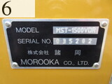 Used Construction Machine Used MOROOKA MOROOKA Crawler carrier Crawler Dump Rotating MST-1500VDR