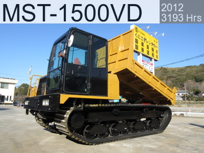 Used Construction Machine Used MOROOKA Crawler carrier Crawler Dump MST-1500VD #154411, 2012Year 3193Hours