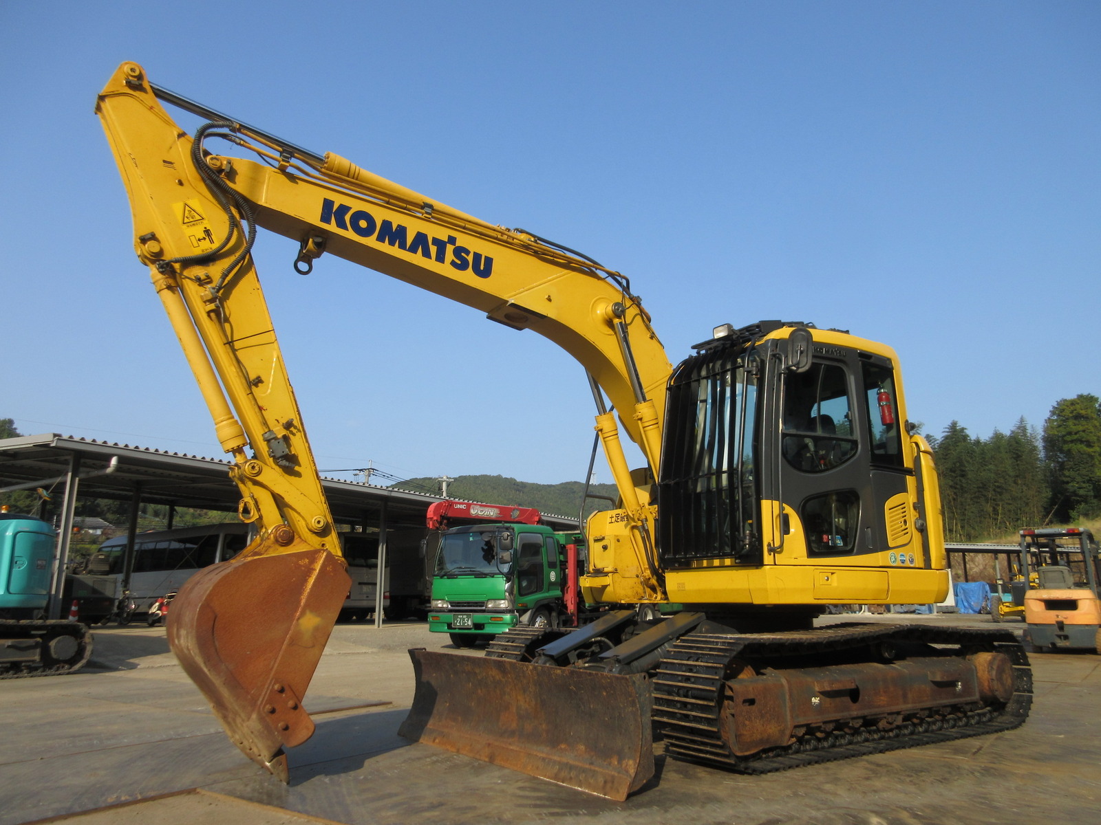 Used Construction Machine Used KOMATSU KOMATSU Excavator 0.4-0.5m3 PC138US-10NM