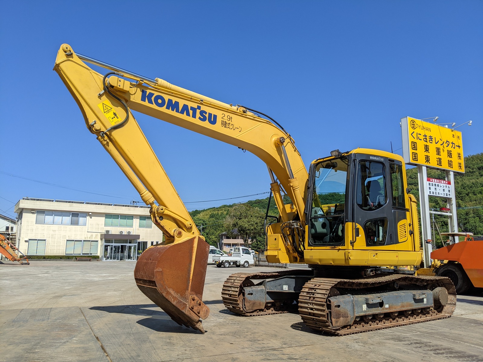 Used Construction Machine Used KOMATSU KOMATSU Excavator 0.4-0.5m3 PC138US-10