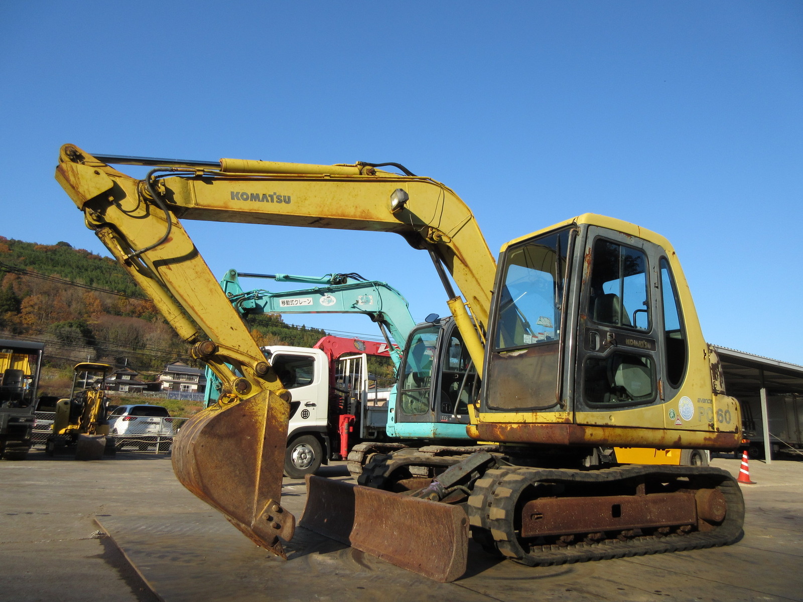 Used Construction Machine Used KOMATSU KOMATSU Excavator 0.2-0.3m3 PC60-7