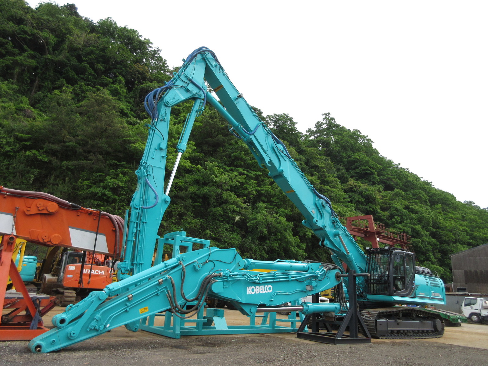 Used Construction Machine Used KOBELCO KOBELCO Demolition excavators Long front SK350DLC-9